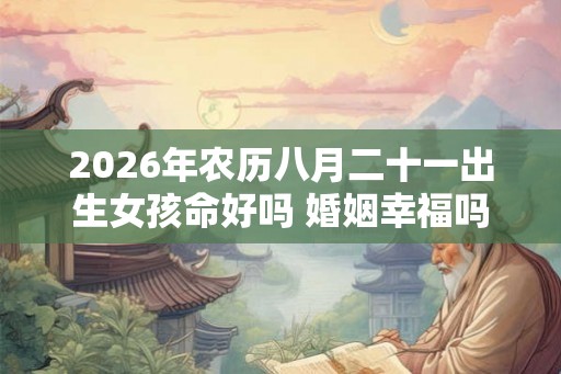 2026年农历八月二十一出生女孩命好吗 婚姻幸福吗
