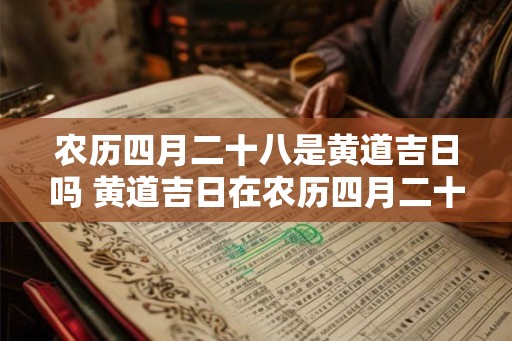 农历四月二十八是黄道吉日吗 黄道吉日在农历四月二十八吗