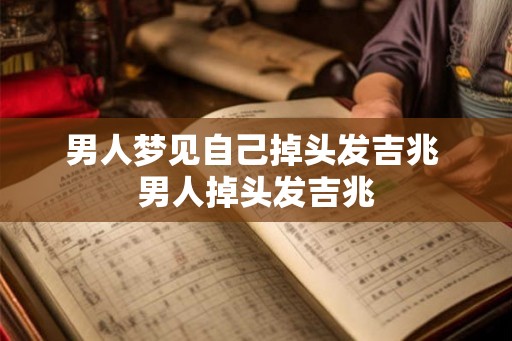 男人梦见自己掉头发吉兆 男人掉头发吉兆