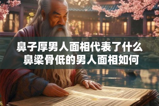 鼻子厚男人面相代表了什么 鼻梁骨低的男人面相如何