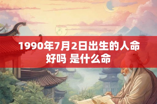 1990年7月2日出生的人命好吗 是什么命