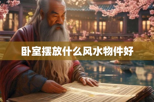 卧室摆放什么风水物件好