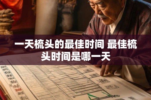 一天梳头的最佳时间 最佳梳头时间是哪一天