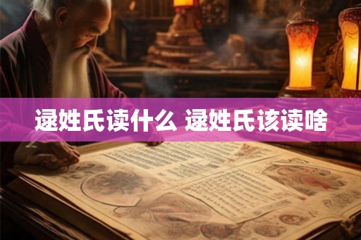 逯姓氏读什么 逯姓氏该读啥