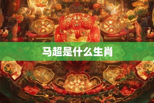 马超是什么生肖