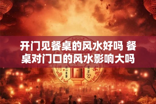 开门见餐桌的风水好吗 餐桌对门口的风水影响大吗