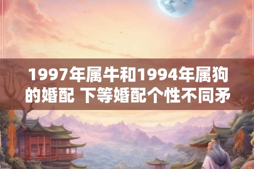 1997年属牛和1994年属狗的婚配 下等婚配个性不同矛盾多 1997年属牛和1994年属狗的婚配 下等婚配个性不同矛盾多