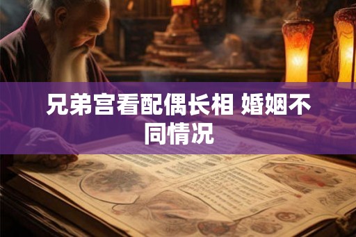 兄弟宫看配偶长相 婚姻不同情况