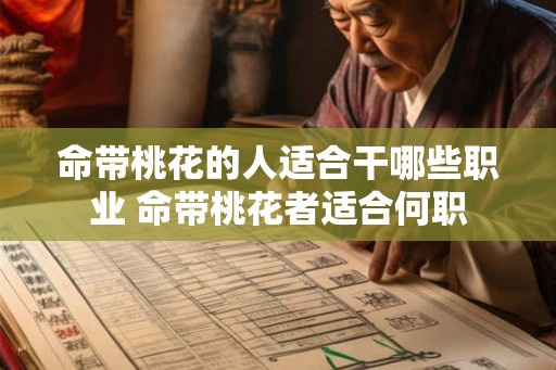 命带桃花的人适合干哪些职业 命带桃花者适合何职 命带桃花的人适合干哪些职业 命带桃花者适合何职