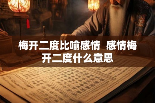 梅开二度比喻感情 感情梅开二度什么意思 梅开二度比喻感情 感情梅开二度什么意思