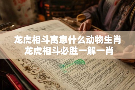 龙虎相斗寓意什么动物生肖 龙虎相斗必胜一解一肖 龙虎相斗寓意什么动物生肖 龙虎相斗必胜一解一肖
