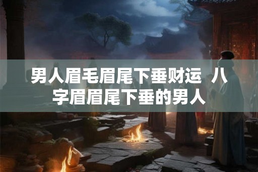 男人眉毛眉尾下垂财运 八字眉眉尾下垂的男人 男人眉毛眉尾下垂财运 八字眉眉尾下垂的男人