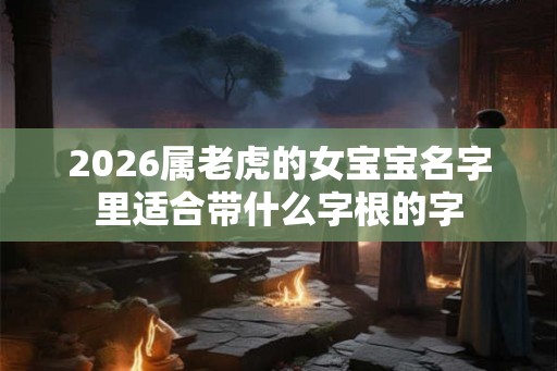 2026属老虎的女宝宝名字里适合带什么字根的字