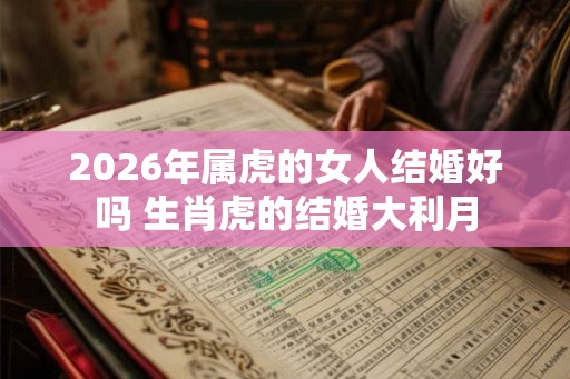 2026年属虎的女人结婚好吗 生肖虎的结婚大利月