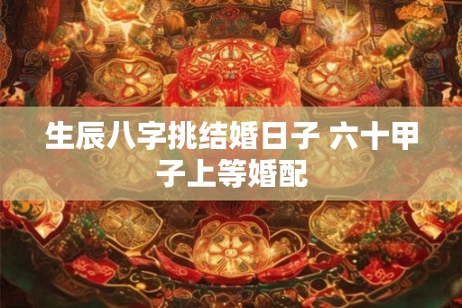 生辰八字挑结婚日子 六十甲子上等婚配 生辰八字挑结婚日子 六十甲子上等婚配