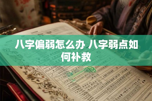 八字偏弱怎么办 八字弱点如何补救 八字偏弱怎么办 八字弱点如何补救
