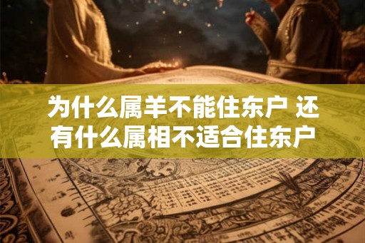 为什么属羊不能住东户 还有什么属相不适合住东户