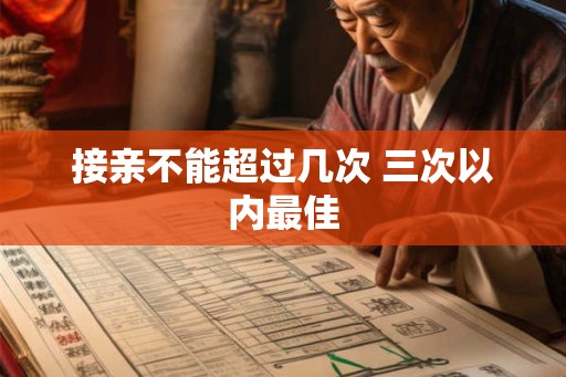 接亲不能超过几次 三次以内最佳