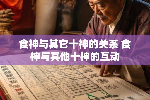 食神与其它十神的关系 食神与其他十神的互动