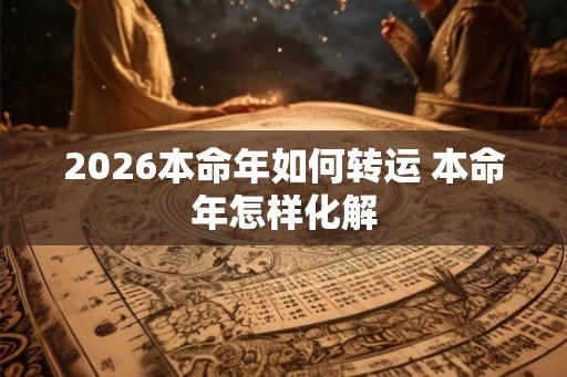 2026本命年如何转运 本命年怎样化解