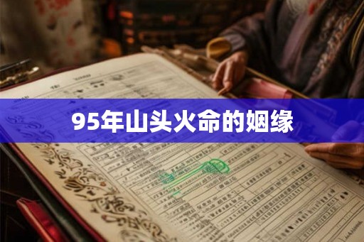 95年山头火命的姻缘