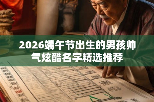 2026端午节出生的男孩帅气炫酷名字精选推荐