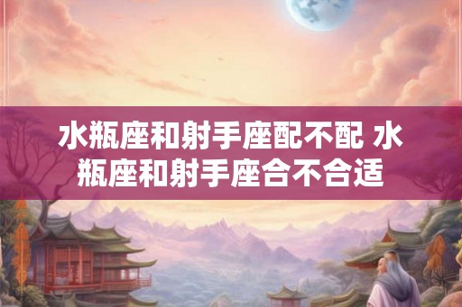 水瓶座和射手座配不配 水瓶座和射手座合不合适