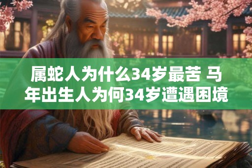 属蛇人为什么34岁最苦 马年出生人为何34岁遭遇困境