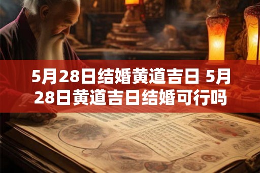 5月28日结婚黄道吉日 5月28日黄道吉日结婚可行吗