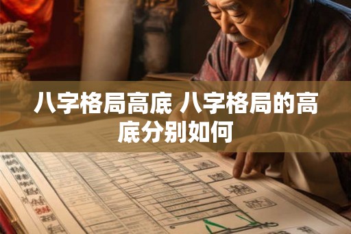 八字格局高底 八字格局的高底分别如何 八字格局高底 八字格局的高底分别如何