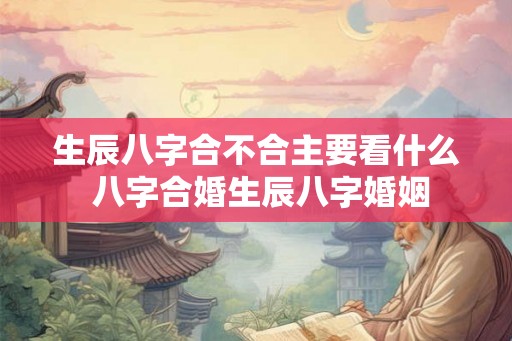 生辰八字合不合主要看什么 八字合婚生辰八字婚姻