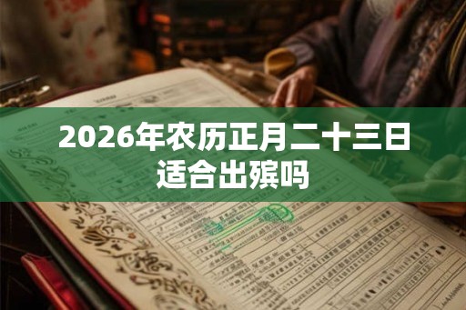 2026年农历正月二十三日适合出殡吗