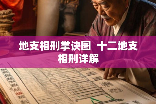 地支相刑掌诀图  十二地支相刑详解