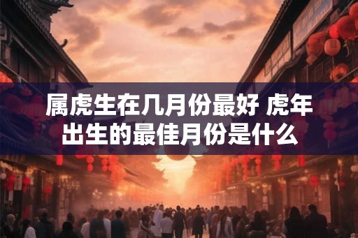 属虎生在几月份最好 虎年出生的最佳月份是什么
