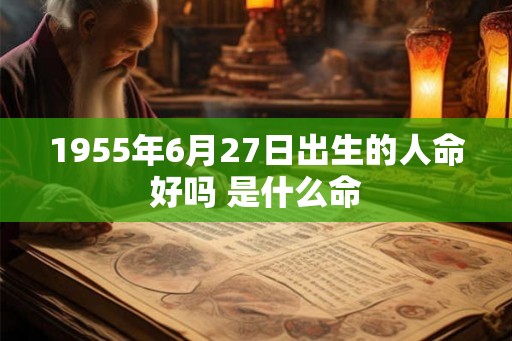 1955年6月27日出生的人命好吗 是什么命