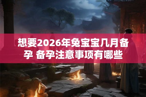 想要2026年兔宝宝几月备孕 备孕注意事项有哪些