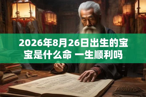 2026年8月26日出生的宝宝是什么命 一生顺利吗