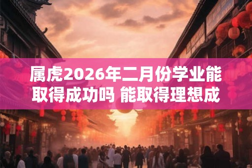 属虎2026年二月份学业能取得成功吗 能取得理想成绩 属虎2026年二月份学业能取得成功吗 能取得理想成绩