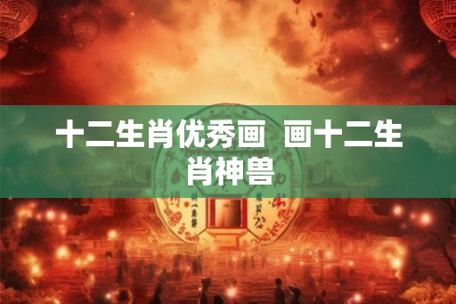 十二生肖优秀画  画十二生肖神兽