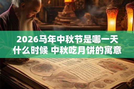 2026马年中秋节是哪一天什么时候 中秋吃月饼的寓意