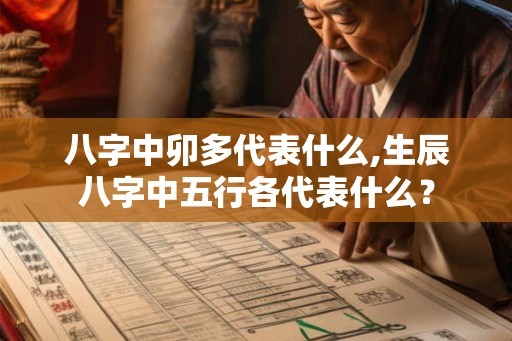 八字中卯多代表什么,生辰八字中五行各代表什么? 八字中卯多代表什么,生辰八字中五行各代表什么?