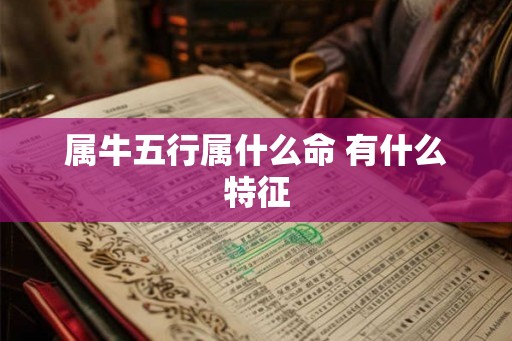 属牛五行属什么命 有什么特征 属牛五行属什么命 有什么特征