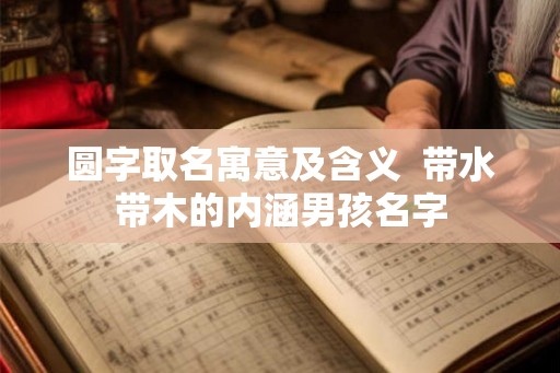 圆字取名寓意及含义  带水带木的内涵男孩名字