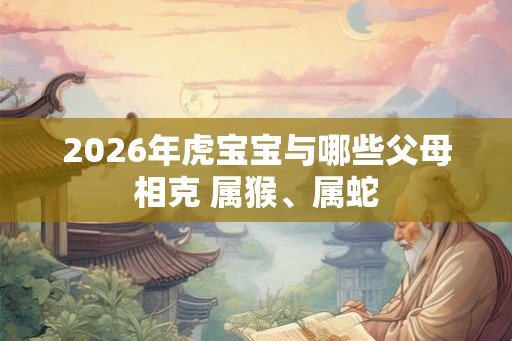 2026年虎宝宝与哪些父母相克 属猴、属蛇