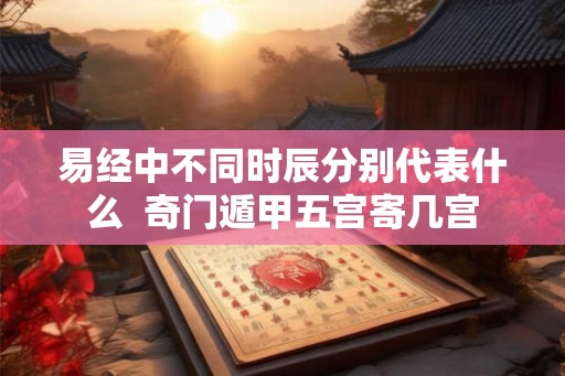 易经中不同时辰分别代表什么  奇门遁甲五宫寄几宫