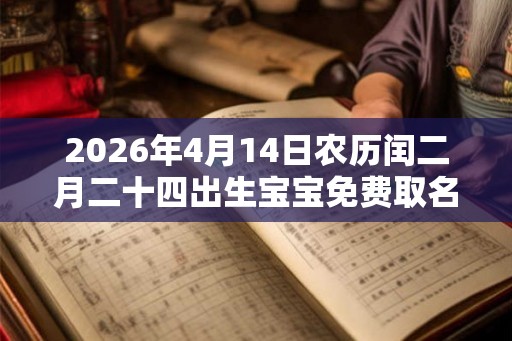 2026年4月14日农历闰二月二十四出生宝宝免费取名