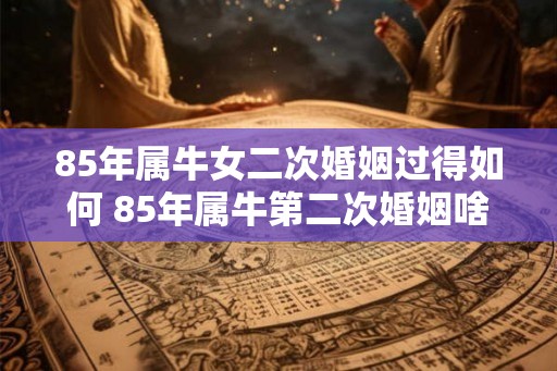 85年属牛女二次婚姻过得如何 85年属牛第二次婚姻啥时候