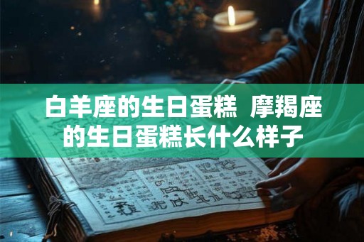 白羊座的生日蛋糕  摩羯座的生日蛋糕长什么样子