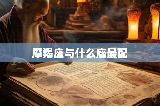 摩羯座与什么座最配