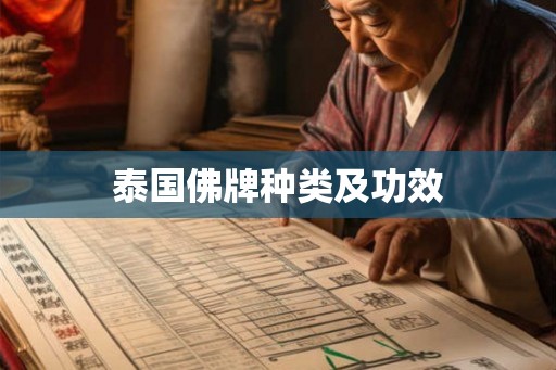泰国佛牌种类及功效